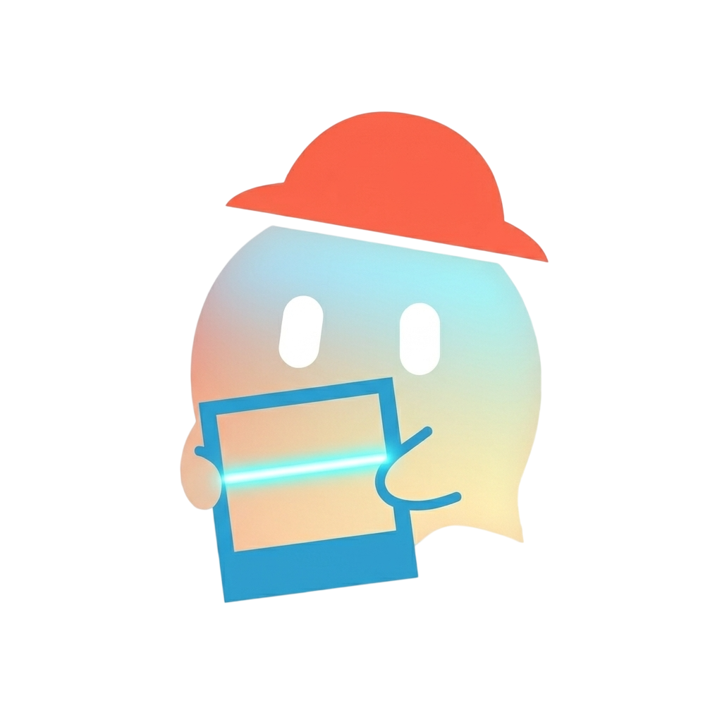Vision inspecting a photo with a scanning beam